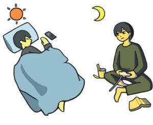 睡眠障害③昼夜逆転の生活はどんな悪影響を及ぼす？改善のために意識す 